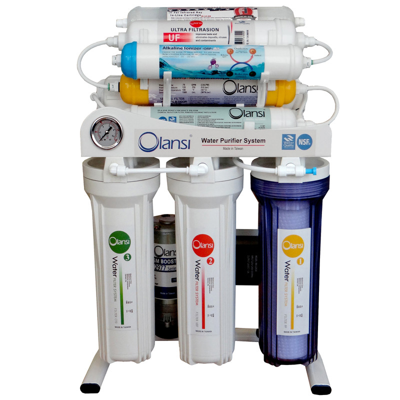 دستگاه تصفیه کننده آب اولانسی مدل REVERSE OSMOSIS - AT8080-سفید دستگاه تصفیه کننده آب اولانسی مدل REVERSE OSMOSIS - AT8080-سفید