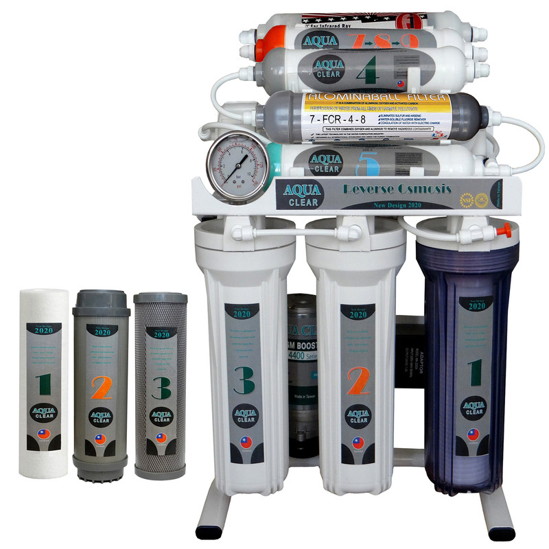دستگاه تصفیه کننده آب آکوآ کلیر مدل NEW DESIGN2020 - GTK10 به همراه فیلتر تصفی آب مجموعه 3 عددی-سفید دستگاه تصفیه کننده آب آکوآ کلیر مدل NEW DESIGN2020 - GTK10 به همراه فیلتر تصفی آب مجموعه 3 عددی-سفید