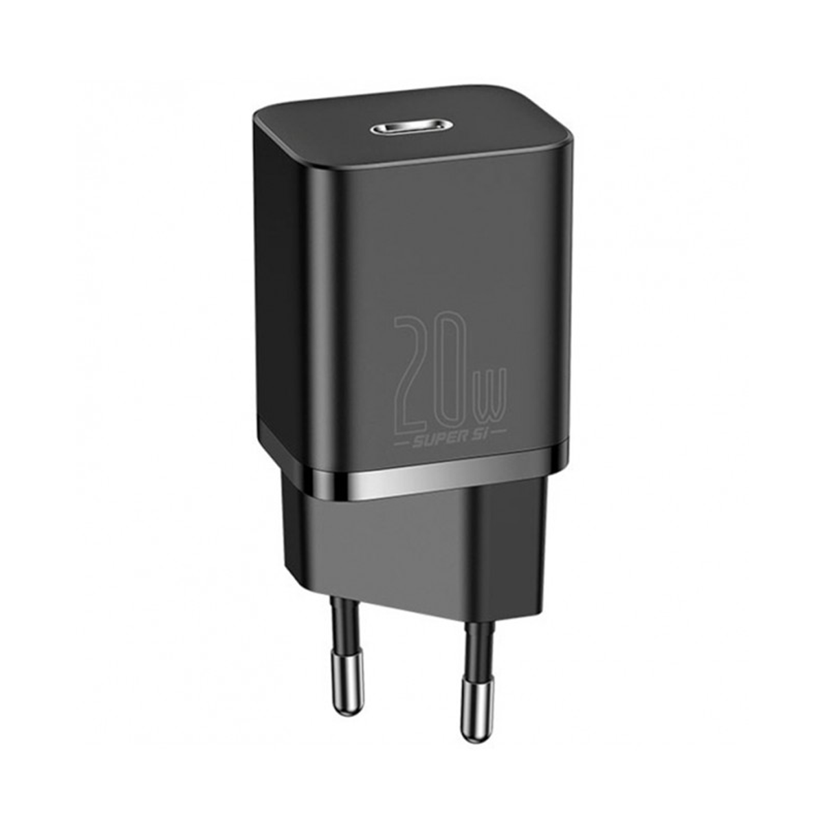 شارژر دیواری باسئوس مدل Super Si quick charger 1C 20W EU توان 2۰ وات-مشکی شارژر دیواری باسئوس مدل Super Si quick charger 1C 20W EU توان 2۰ وات-مشکی