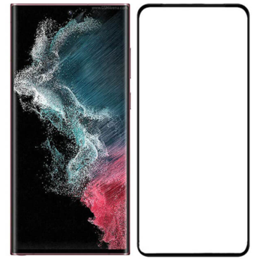 محافظ گلس تمام صفحه (فول گلس) مناسب برای گوشی سامسونگ Galaxy S22 Ultra 5G	-مشکی محافظ گلس تمام صفحه (فول گلس) مناسب برای گوشی سامسونگ Galaxy S22 Ultra 5G	-مشکی