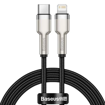 کابل تایپ سی به لایتنینگ باسئوس مدل CATLJK-A01 به طول 1 متر-سفید