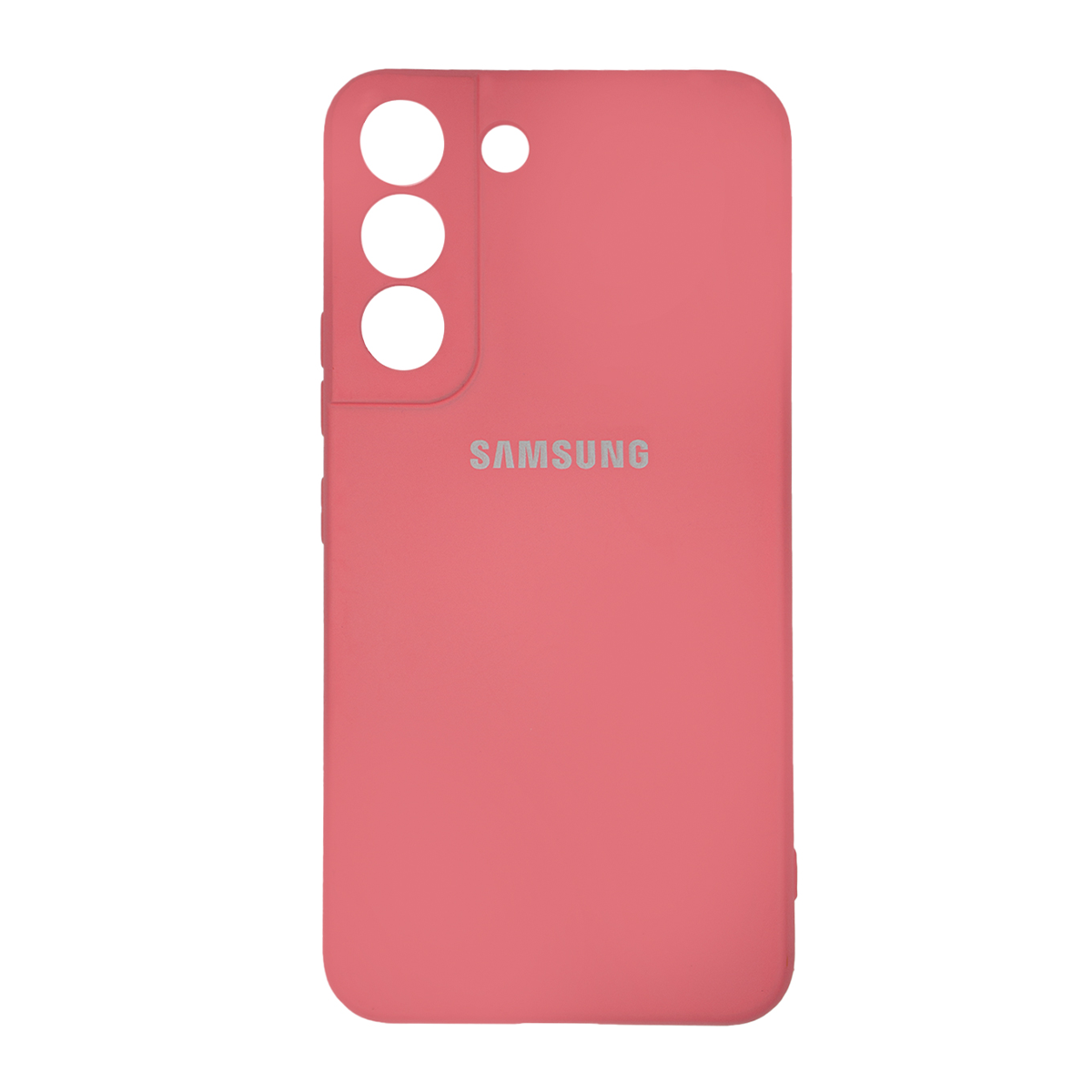 کاور سیلیکونی محافظ لنزدار مناسب برای گوشی موبایل سامسونگ Galaxy S22 5G	-گلبهی