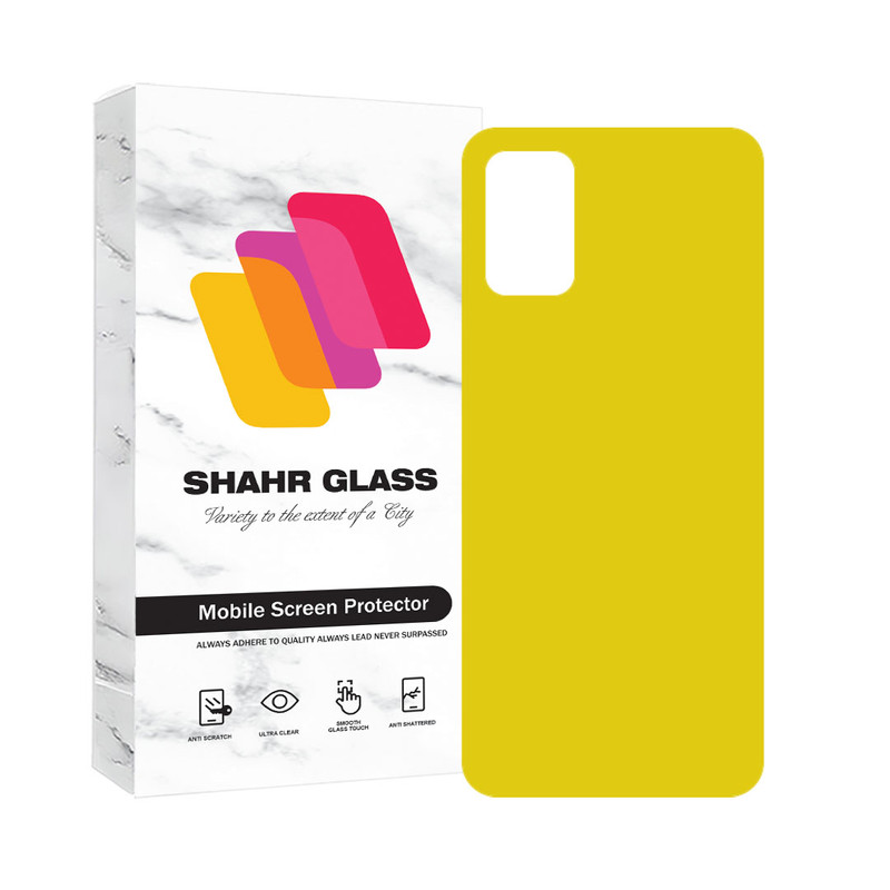 محافظ نانو پشت گوشی سامسونگ Galaxy A02s - M02s - A03s - F02s شهر گلس مدل NANOBSH-بی رنگ محافظ نانو پشت گوشی سامسونگ Galaxy A02s - M02s - A03s - F02s شهر گلس مدل NANOBSH-بی رنگ