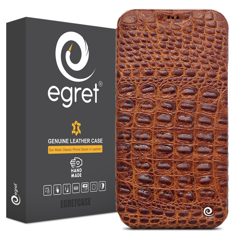 کیف کلاسوری گوشی اپل iPhone 12 Pro Max اگرت مدل Croco چرمی-قرمز کیف کلاسوری گوشی اپل iPhone 12 Pro Max اگرت مدل Croco چرمی-قرمز