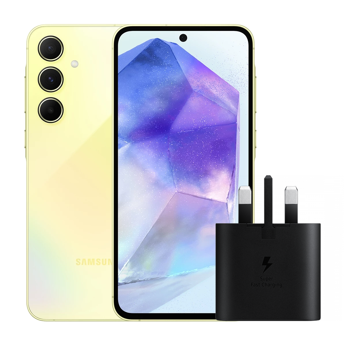 گوشی موبايل سامسونگ گلکسی A55 5G ظرفیت 256 گیگابایت رم 8 گیگابایت به همراه شارژر سامسونگ مدل EP-TA800XWEGGB گوشی موبايل سامسونگ گلکسی A55 5G ظرفیت 256 گیگابایت رم 8 گیگابایت به همراه شارژر سامسونگ مدل EP-TA800XWEGGB