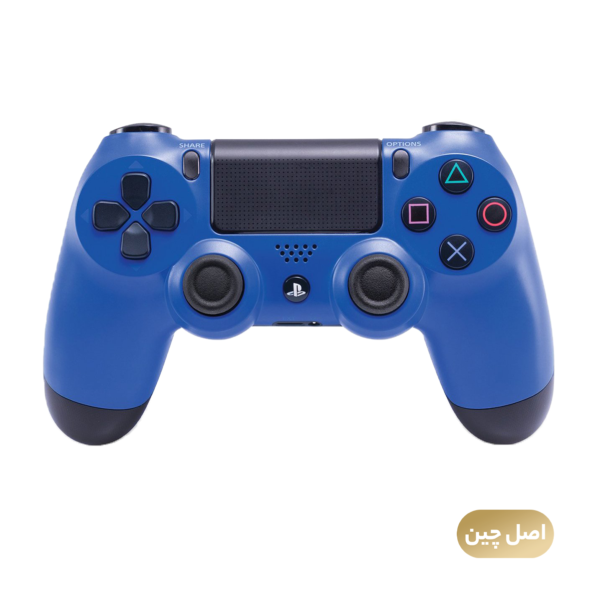 دسته PS4 مشکی مدل DUALSHOCK طرح-آبی دسته PS4 مشکی مدل DUALSHOCK طرح-آبی