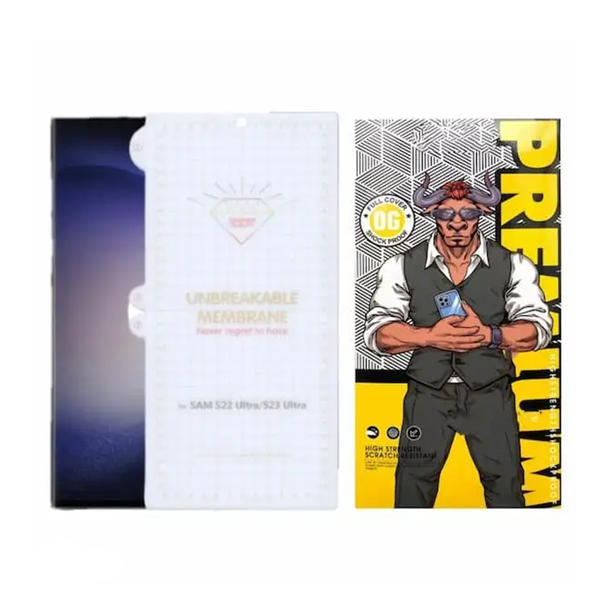 گلس گوشی سامسونگ Galaxy S23 Ultra اوجی مدل Hydrogell  گلس گوشی سامسونگ Galaxy S23 Ultra اوجی مدل Hydrogell