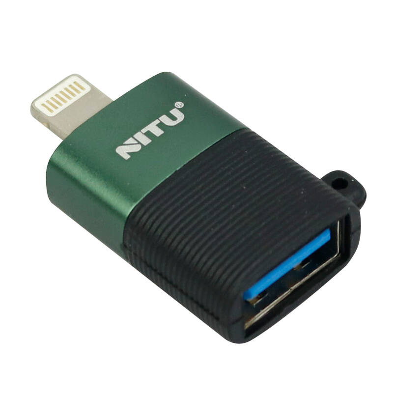 مبدل USB به لایتنینگ نیتو مدل NT-CN16-سبز مبدل USB به لایتنینگ نیتو مدل NT-CN16-سبز