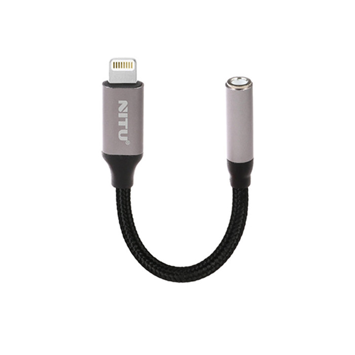 مبدل لایتنینگ به جک 3.5 میلیمتری نیتو مدل NX017 مبدل لایتنینگ به جک 3.5 میلیمتری نیتو مدل NX017