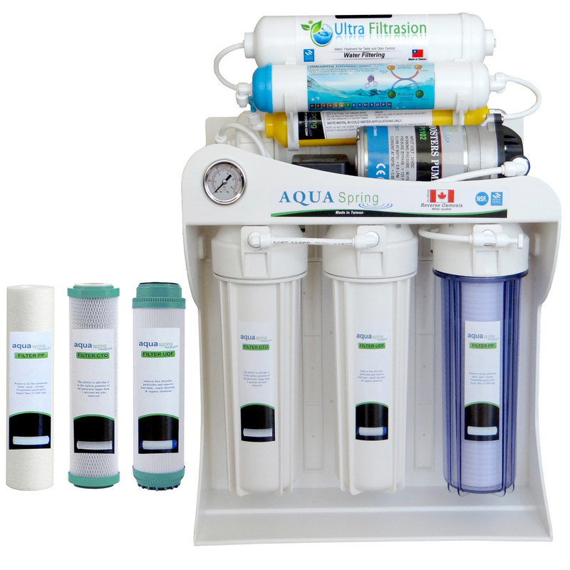 دستگاه تصفیه کننده آب آکوآ اسپرینگ مدل SF4707 به همراه فیلتر مدل 01 مجموعه 3 عددی-سفید دستگاه تصفیه کننده آب آکوآ اسپرینگ مدل SF4707 به همراه فیلتر مدل 01 مجموعه 3 عددی-سفید