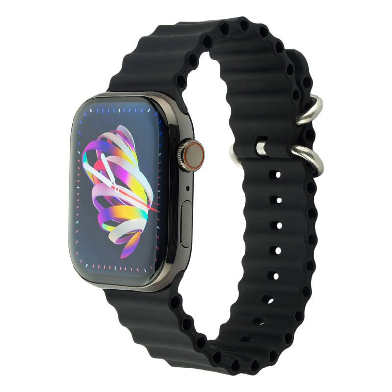 ساعت هوشمند بنیوس مدل S8 Watch Pro 45mm-بدنه مشکی بند مشکی ساعت هوشمند بنیوس مدل S8 Watch Pro 45mm-بدنه مشکی بند مشکی