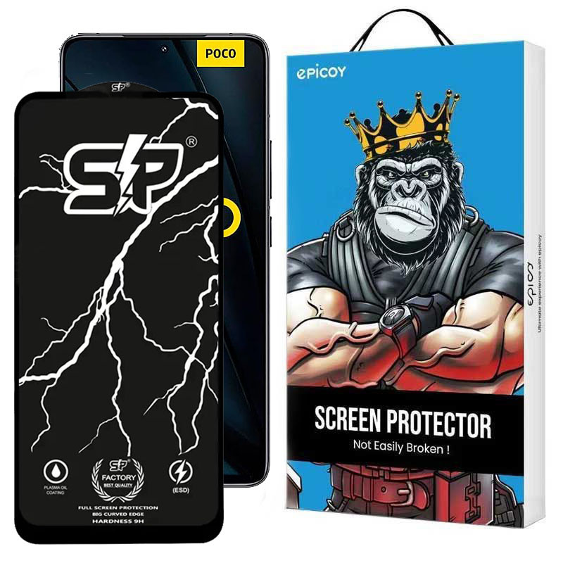 محافظ صفحه نمایش گوشی شیائومی Poco F6 Pro-Poco F6-Turbo 3 اپیکوی مدل SP Factory-بی رنگ شفاف محافظ صفحه نمایش گوشی شیائومی Poco F6 Pro-Poco F6-Turbo 3 اپیکوی مدل SP Factory-بی رنگ شفاف