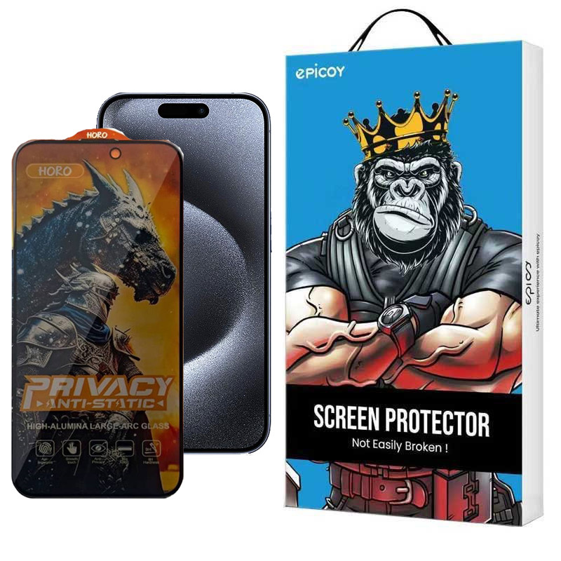 محافظ صفحه نمایش حریم شخصی گوشی اپل iPhone 15 Pro اپیکوی مدل Knight Privacy-مشکی محافظ صفحه نمایش حریم شخصی گوشی اپل iPhone 15 Pro اپیکوی مدل Knight Privacy-مشکی