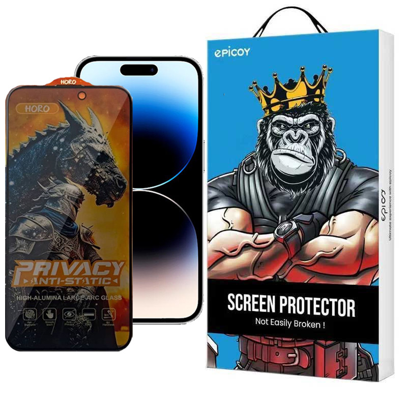 محافظ صفحه نمایش حریم شخصی گوشی اپل iPhone 14 Pro اپیکوی مدل Knight Privacy-بی رنگ شفاف محافظ صفحه نمایش حریم شخصی گوشی اپل iPhone 14 Pro اپیکوی مدل Knight Privacy-بی رنگ شفاف