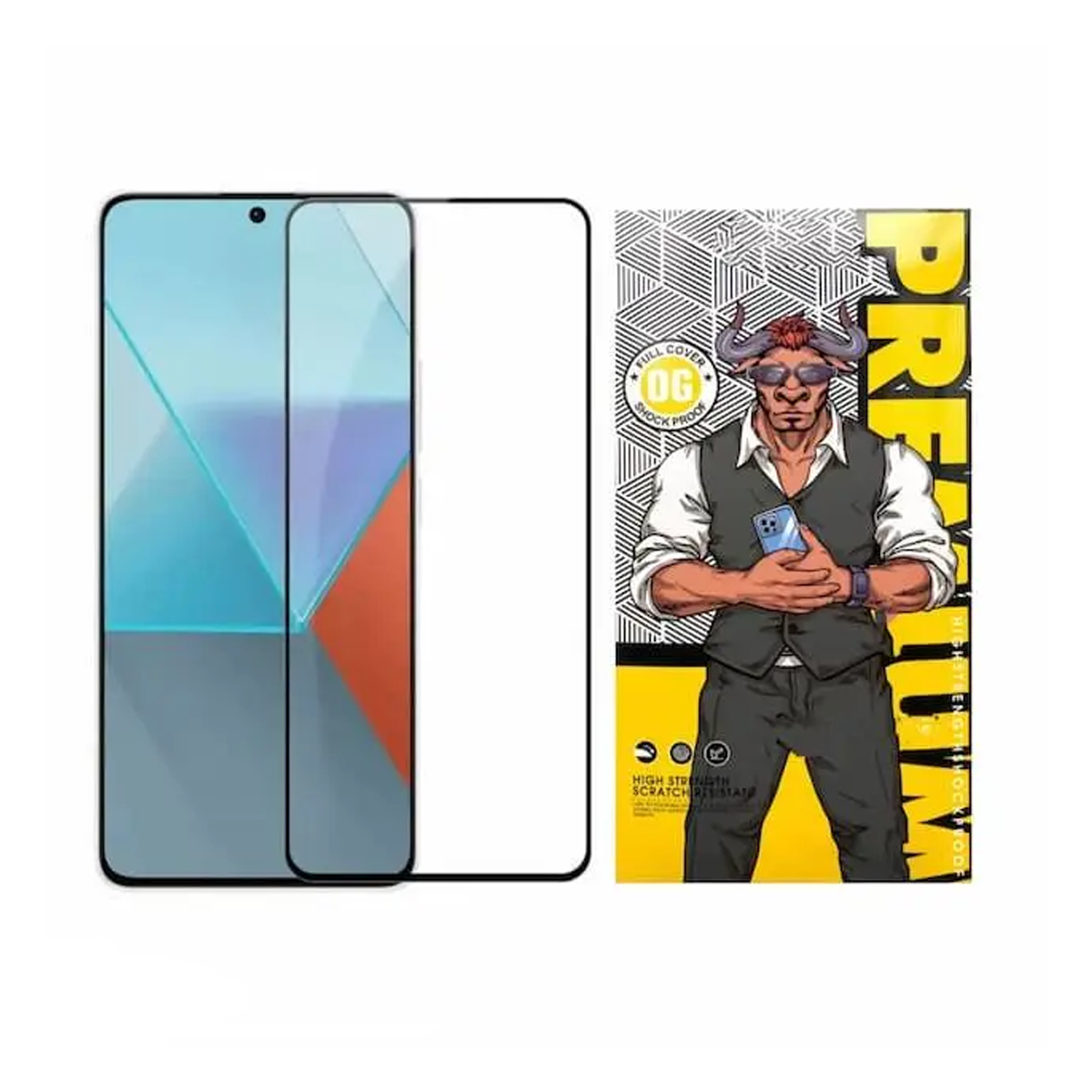 گلس گوشی شیائومی Redmi Note 13 Pro 5G اوجی مدل شیشه ای فول چسب 9H گلس گوشی شیائومی Redmi Note 13 Pro 5G اوجی مدل شیشه ای فول چسب 9H