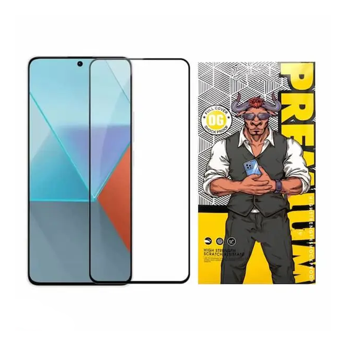 گلس گوشی شیائومی Redmi Note 13 5G اوجی مدل شیشه ای فول چسب 9H گلس گوشی شیائومی Redmi Note 13 5G اوجی مدل شیشه ای فول چسب 9H