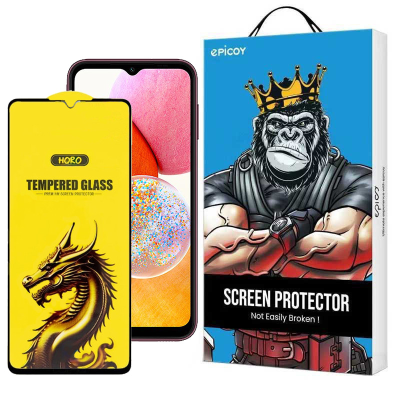 محافظ صفحه نمایش اپیکوی مدل Golden Dragon مناسب برای گوشی موبایل سامسونگ Galaxy A14/ Xcover7 محافظ صفحه نمایش اپیکوی مدل Golden Dragon مناسب برای گوشی موبایل سامسونگ Galaxy A14/ Xcover7