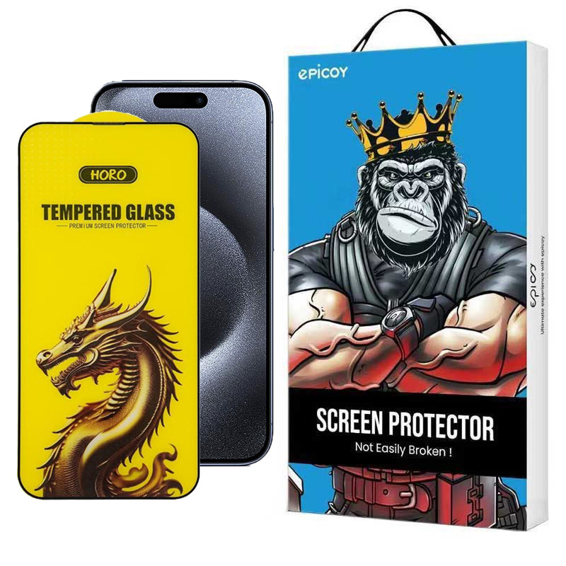 گلس گوشی اپل iPhone 15 Pro اپیکوی مدل Golden Dragon-بی رنگ گلس گوشی اپل iPhone 15 Pro اپیکوی مدل Golden Dragon-بی رنگ