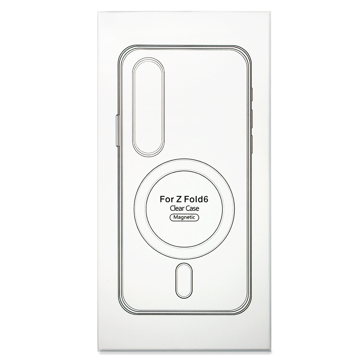 کاور گوشی سامسونگ Galaxy Z Fold 6 مدل Clear Case Magnetic-بی رنگ کاور گوشی سامسونگ Galaxy Z Fold 6 مدل Clear Case Magnetic-بی رنگ