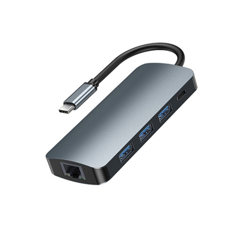 هاب 9 پورت USB-C ریمکس مدل RU-U91 هاب 9 پورت USB-C ریمکس مدل RU-U91