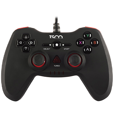 دسته بازی گیمینگ تسکو مدل TG 115-مشکی  دسته بازی گیمینگ تسکو مدل TG 115-مشکی