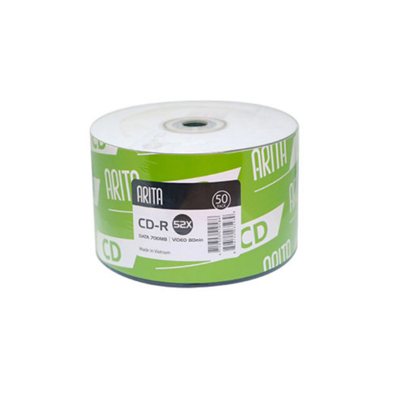 سی دی خام آریتا مدل 52X بسته 50 عددی سی دی خام آریتا مدل 52X بسته 50 عددی