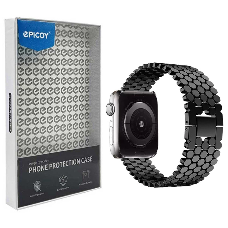 بند اپیکوی مدل Cartier Hexagon مناسب برای اپل واچ 42/44/45/49 میلی متری بند اپیکوی مدل Cartier Hexagon مناسب برای اپل واچ 42/44/45/49 میلی متری