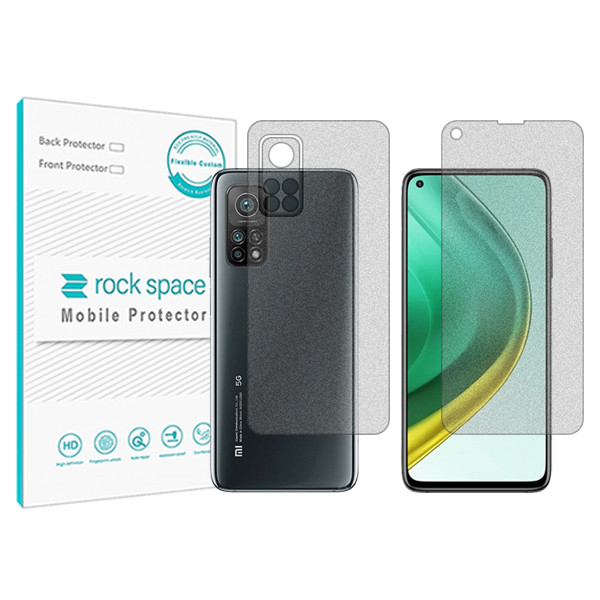 گلس گوشی شیائومی Mi 10T Pro 5G راک اسپیس مدل HyMTT به همراه محافظ پشت گوشی-بی رنگ گلس گوشی شیائومی Mi 10T Pro 5G راک اسپیس مدل HyMTT به همراه محافظ پشت گوشی-بی رنگ
