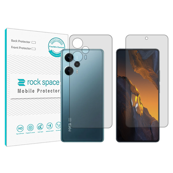 گلس گوشی شیائومی Poco F5 راک اسپیس مدل HyGEL به همراه محافظ پشت-بی رنگ گلس گوشی شیائومی Poco F5 راک اسپیس مدل HyGEL به همراه محافظ پشت-بی رنگ