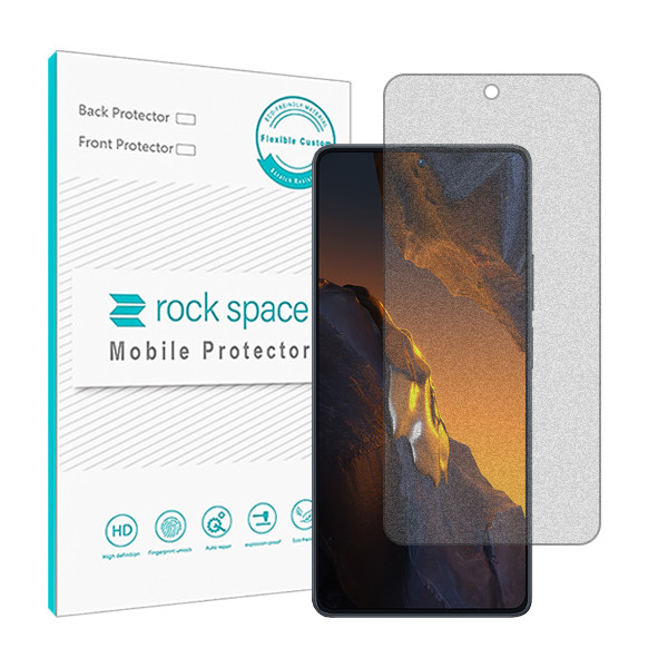 گلس گوشی شیائومی Poco F5 راک اسپیس مدل HyMTT-بی رنگ گلس گوشی شیائومی Poco F5 راک اسپیس مدل HyMTT-بی رنگ