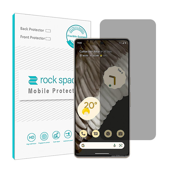 گلس حریم شخصی گوشی گوگل Pixel 7 pro راک اسپیس مدل HyPRV -بی رنگ گلس حریم شخصی گوشی گوگل Pixel 7 pro راک اسپیس مدل HyPRV -بی رنگ