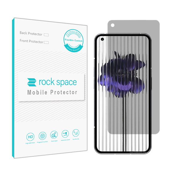 گلس حریم شخصی گوشی ناتینگ Nothing Phone 1 راک اسپیس مدل PRV -بی رنگ گلس حریم شخصی گوشی ناتینگ Nothing Phone 1 راک اسپیس مدل PRV -بی رنگ