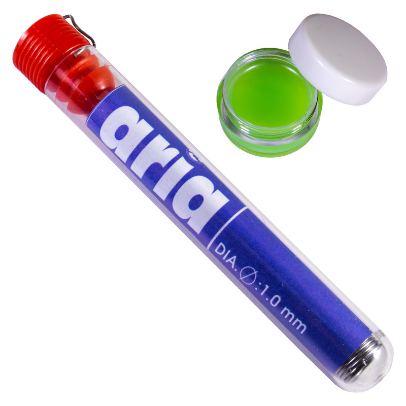 سیم لحیم آریا مدل SM-17 به همراه روغن لحیم سیم لحیم آریا مدل SM-17 به همراه روغن لحیم