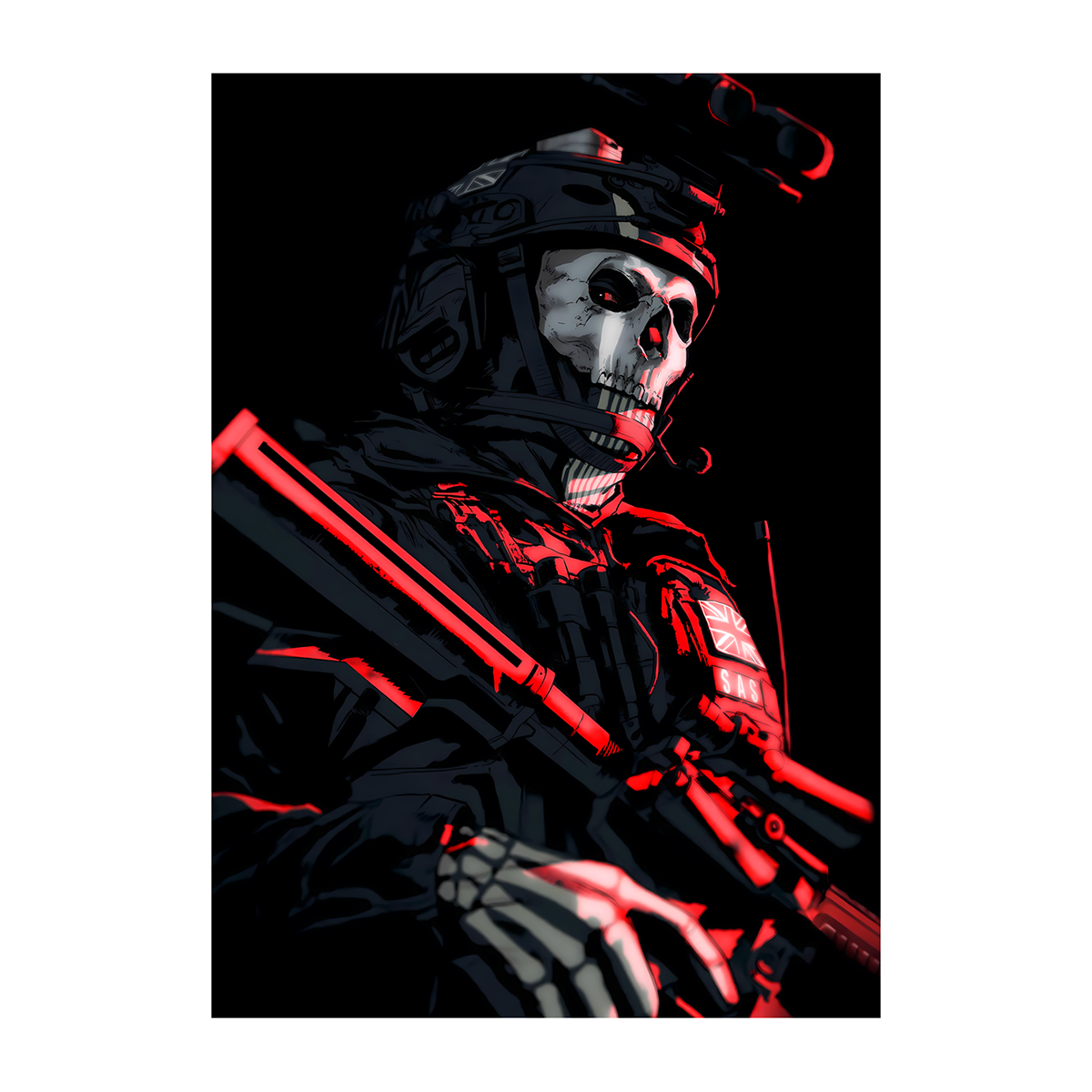 متال پوستر گیمینگ کالاف دیوتی CallOfDuty کد CallOfDuty-N205-خاکستری متال پوستر گیمینگ کالاف دیوتی CallOfDuty کد CallOfDuty-N205-خاکستری