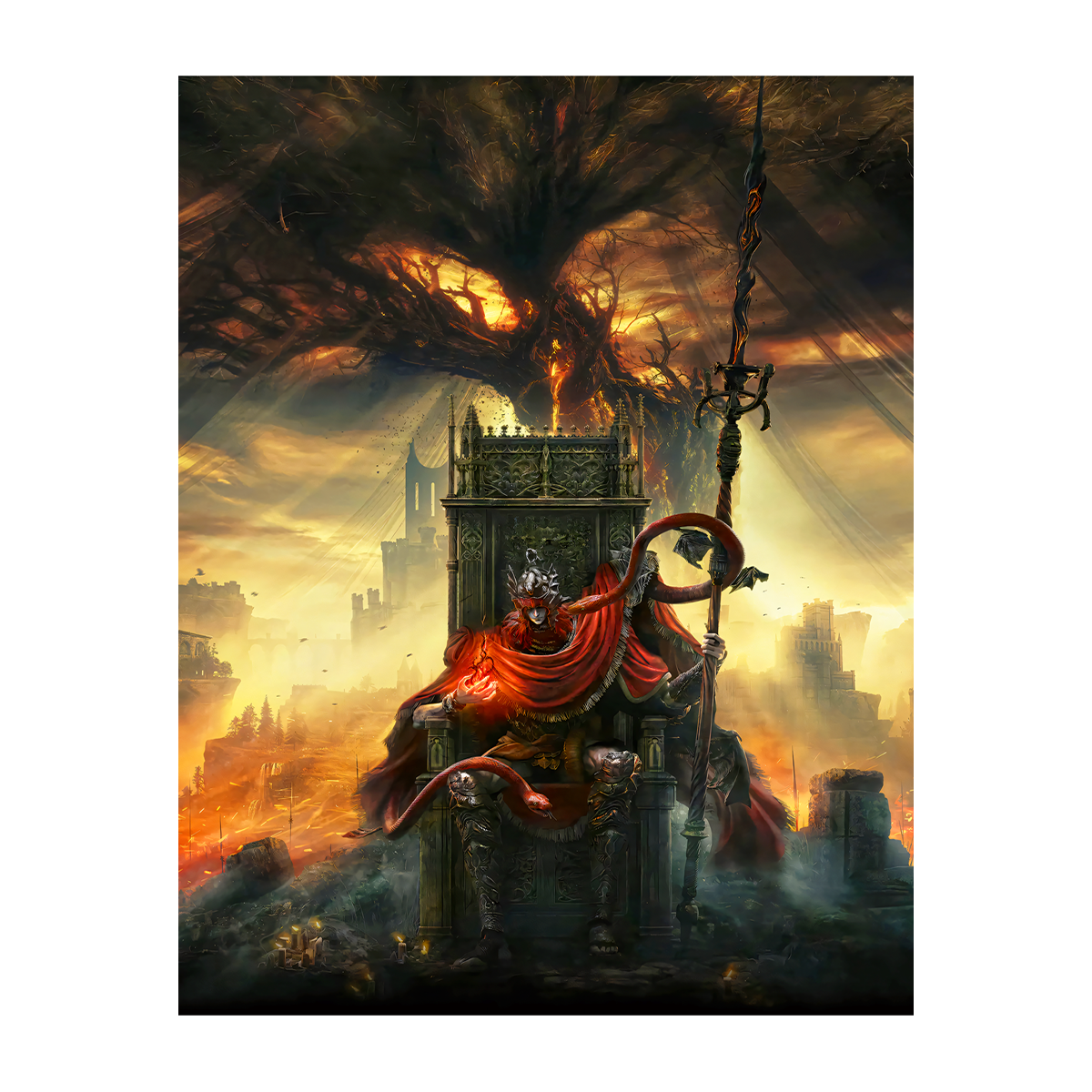 متال پوستر گیمینگ الدن رینگ EldenRing کد N207 متال پوستر گیمینگ الدن رینگ EldenRing کد N207