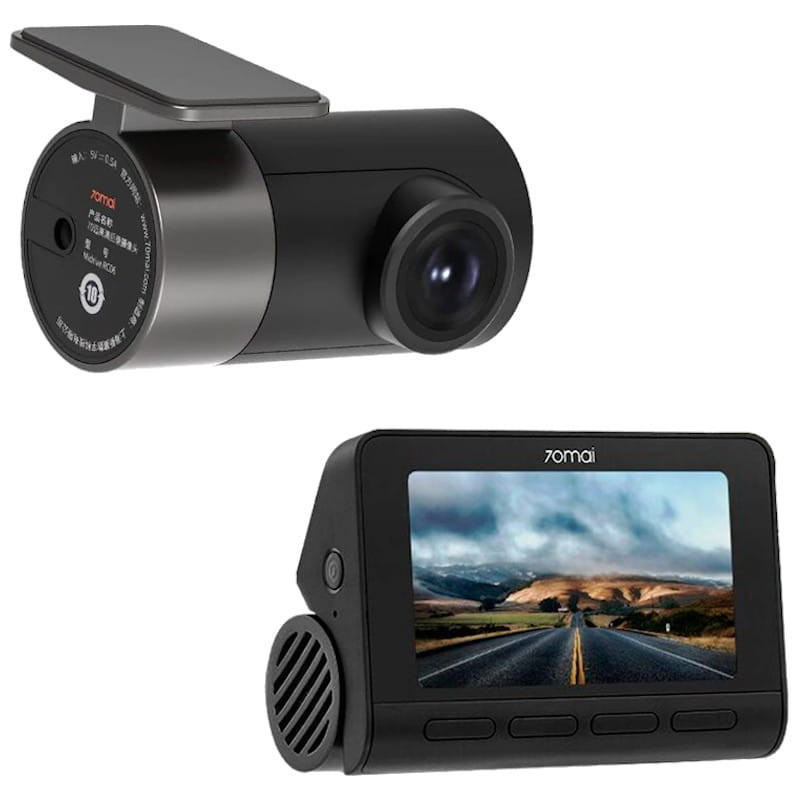 : دوربین فیلم برداری خودروی سوِنتی مِی مدل 70Mai Dash Cam Set A810 دوربین جلو به همراه دوربین عقب : دوربین فیلم برداری خودروی سوِنتی مِی مدل 70Mai Dash Cam Set A810 دوربین جلو به همراه دوربین عقب