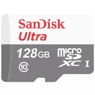 کارت حافظه microSDXC سن دیسک مدل Ultra کلاس 10 استاندارد UHS-I U1 سرعت 100MBps ظرفیت 128 گیگابایت