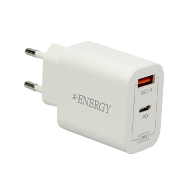 شارژر دیواری 20 وات ایکس-انرژی مدل x-520 شارژر دیواری 20 وات ایکس-انرژی مدل x-520