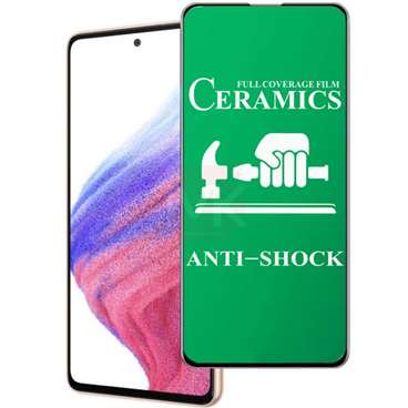 محافظ صفحه نمایش سرامیکی شفاف مناسب برای گوشی سامسونگ Galaxy A53-بی رنگ شفاف محافظ صفحه نمایش سرامیکی شفاف مناسب برای گوشی سامسونگ Galaxy A53-بی رنگ شفاف