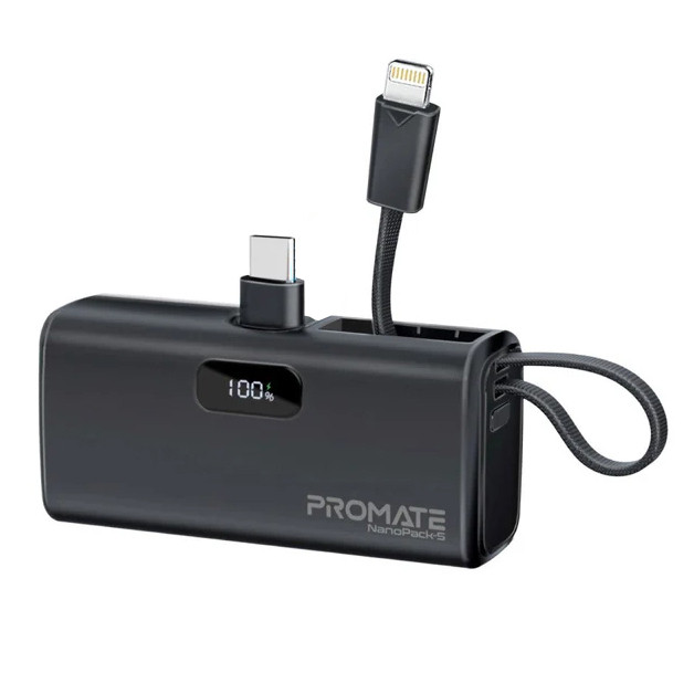پاوربانک پرومیت مدل NANOPACK-5 ظرفیت 5000 میلی آمپرساعت پاوربانک پرومیت مدل NANOPACK-5 ظرفیت 5000 میلی آمپرساعت