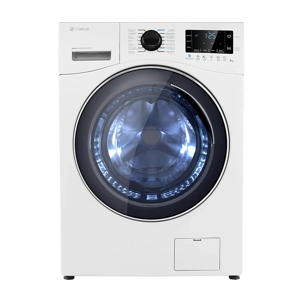 ماشین لباسشویی اسنوا 9 کیلویی مدل SWM-E92W-سفید ماشین لباسشویی اسنوا 9 کیلویی مدل SWM-E92W-سفید