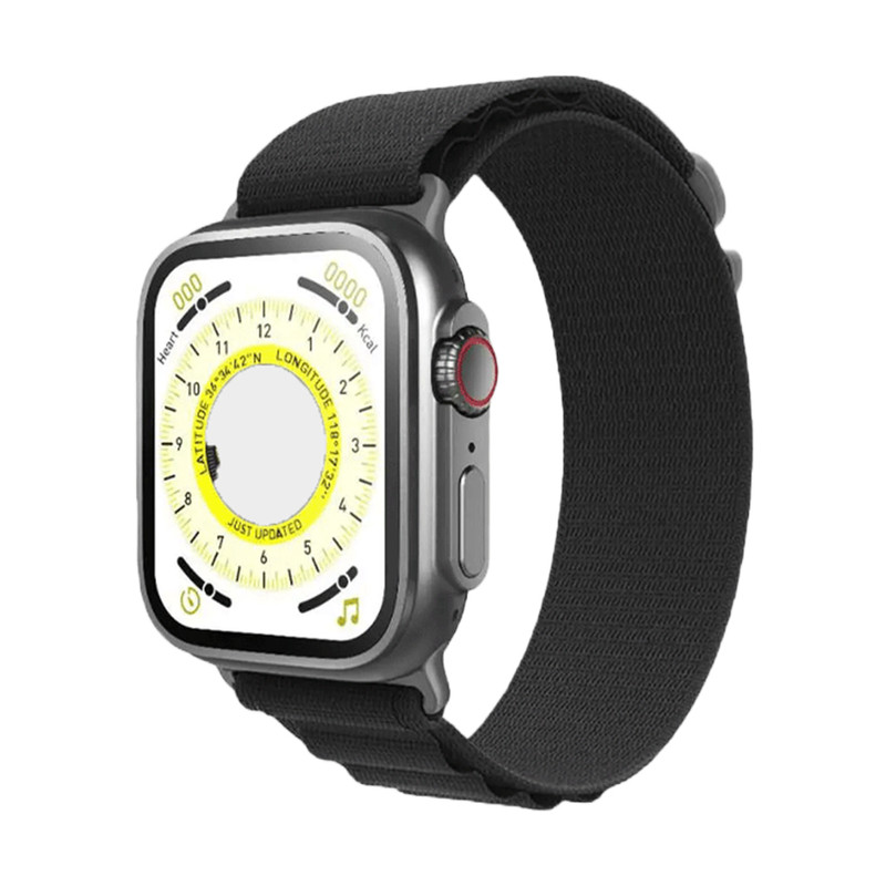 ساعت هوشمند گرین لاین مدل ULTRA GNULSW49BKBK-بدنه نقره ای بند مشکی ساعت هوشمند گرین لاین مدل ULTRA GNULSW49BKBK-بدنه نقره ای بند مشکی