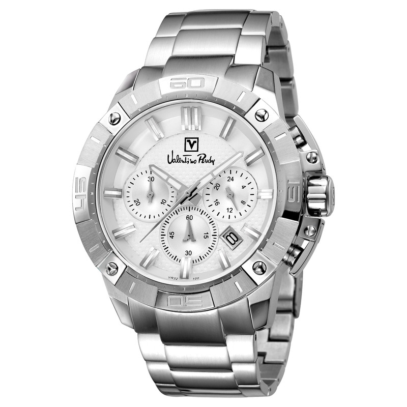 ساعت مچی مردانه والنتینو رودی مدل VR100-1312 بند استیل نقره ای-نقرهای ساعت مچی مردانه والنتینو رودی مدل VR100-1312 بند استیل نقره ای-نقرهای