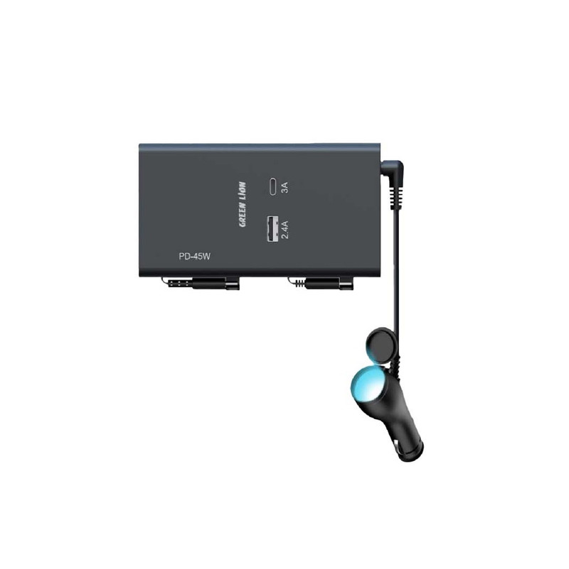 شارژر فندکی گرین لاین مدل BackSeat شارژر فندکی گرین لاین مدل BackSeat