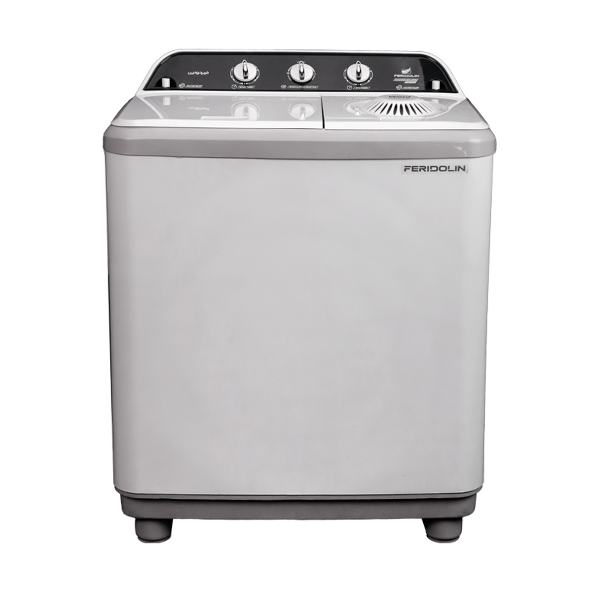 ماشین لباسشویی دو قلو فریدولین 9 کیلویی مدل SWT90 ماشین لباسشویی دو قلو فریدولین 9 کیلویی مدل SWT90