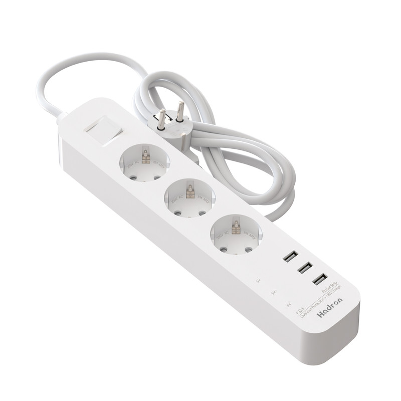 چندراهی برق هادرون مدل P323-سفید چندراهی برق هادرون مدل P323-سفید