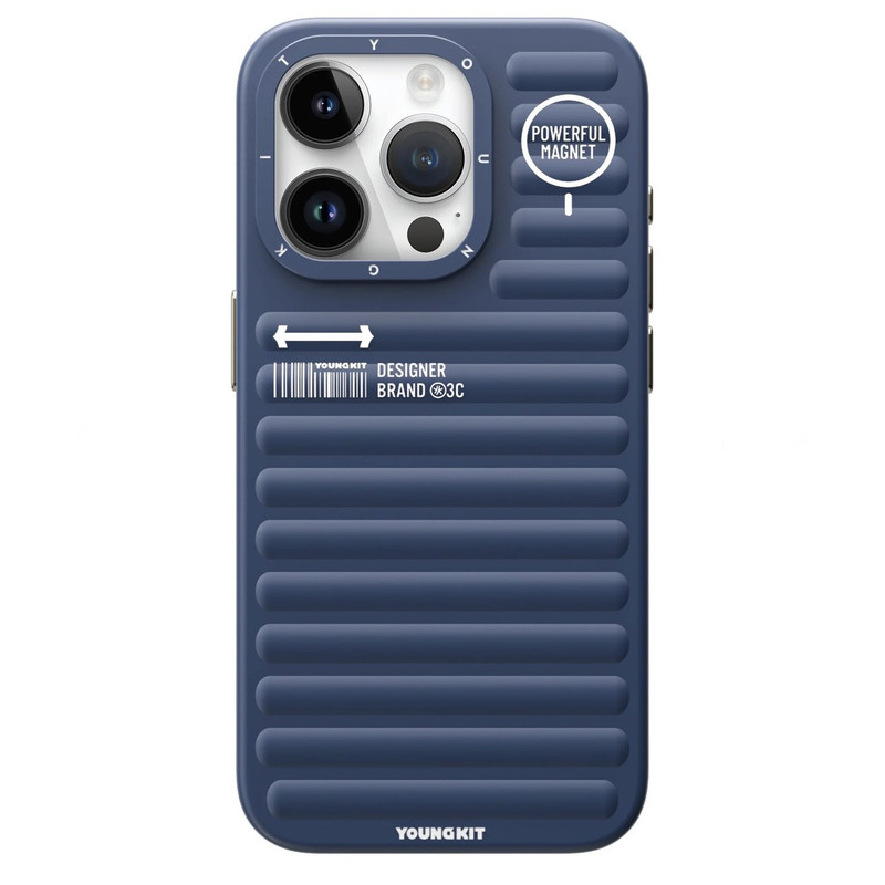 کاور گوشی اپل iphone 15 pro max یانگ کیت مدل پافر تیتانیوم کاور گوشی اپل iphone 15 pro max یانگ کیت مدل پافر تیتانیوم