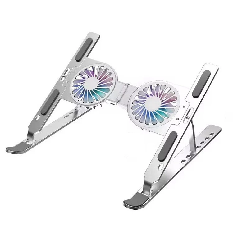 پایه خنک کننده لپ تاپ مدل C9PRO-خاکستری پایه خنک کننده لپ تاپ مدل C9PRO-خاکستری