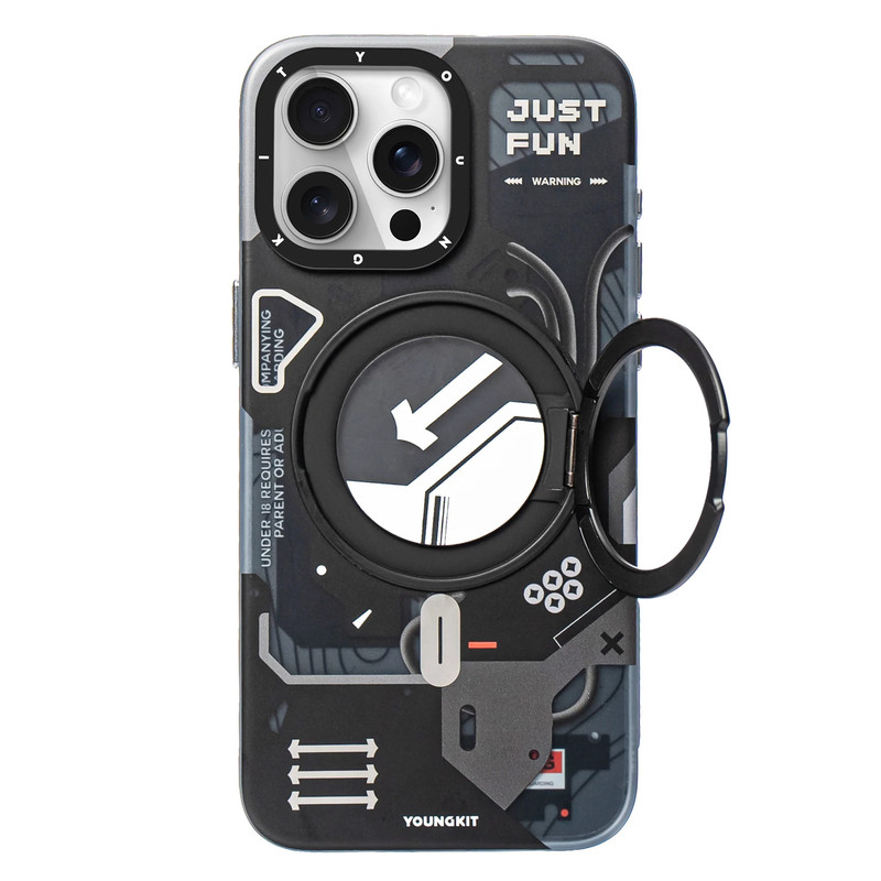 کاور یانگ کیت مدل Cyberpunk 360° مناسب برای گوشی موبایل اپل iphone 16promax کاور یانگ کیت مدل Cyberpunk 360° مناسب برای گوشی موبایل اپل iphone 16promax