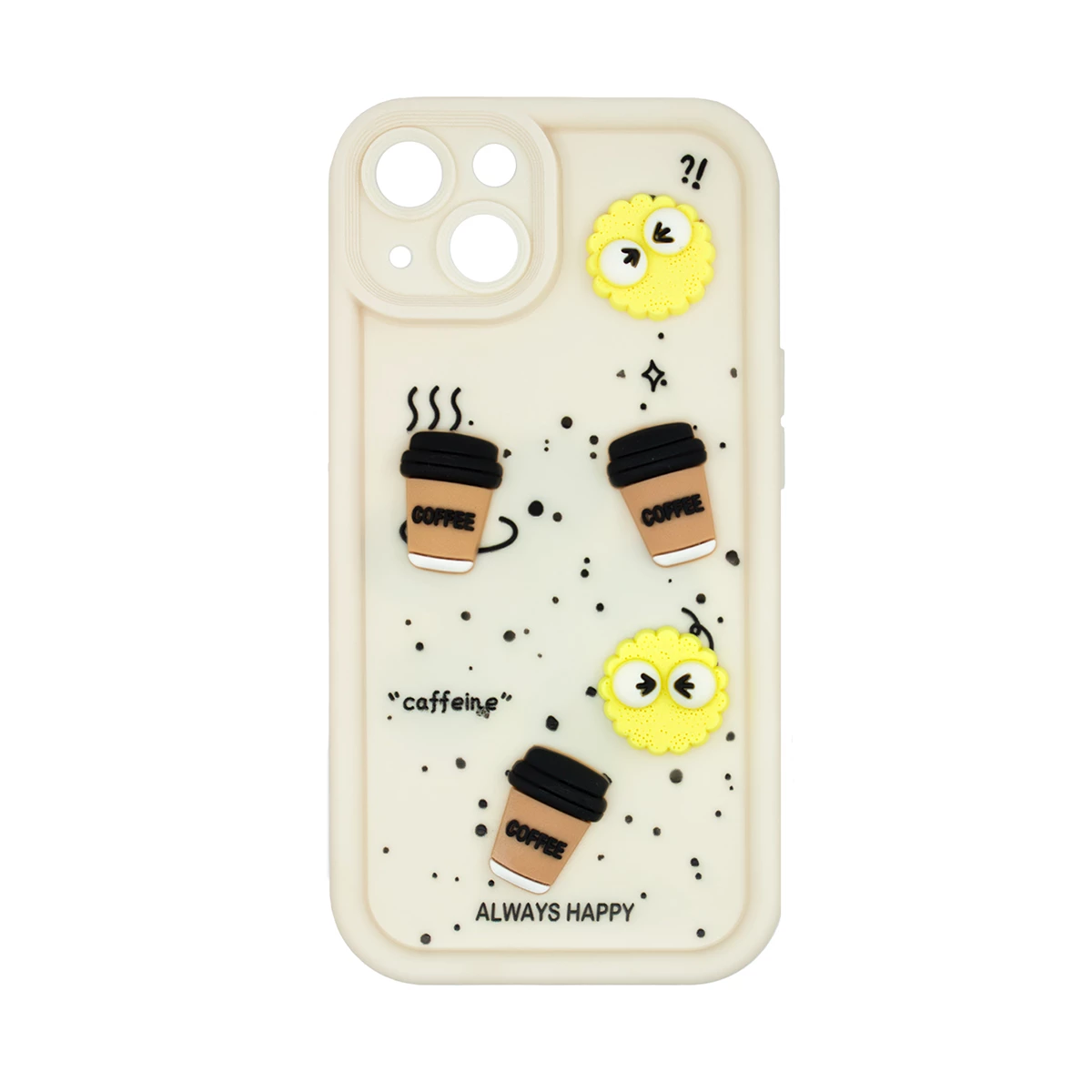 قاب گوشی اپل iPhone 15 مدل Solid Hapal-کرم قاب گوشی اپل iPhone 15 مدل Solid Hapal-کرم